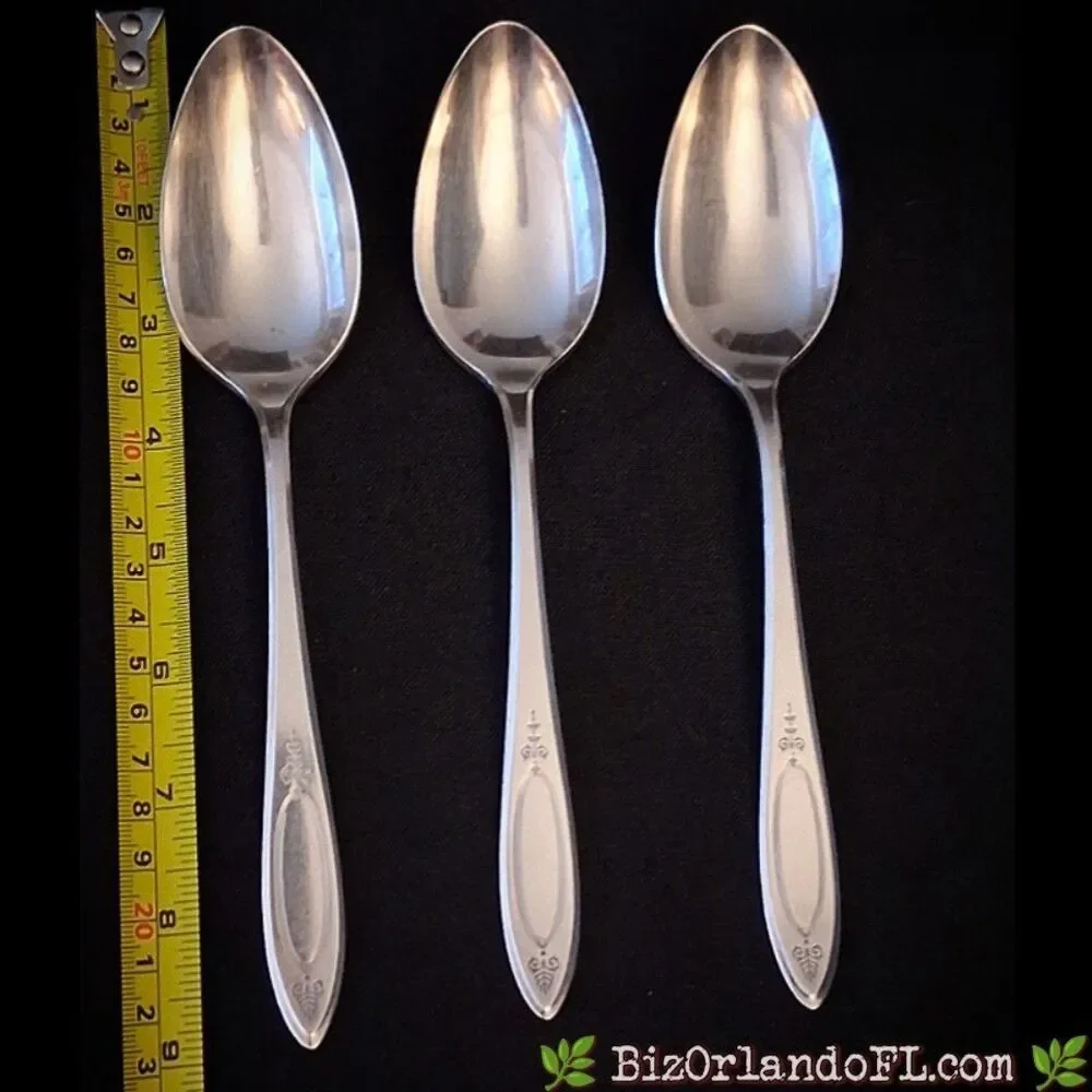 VINTAGE: Oneida Community Plate Serving Spoons Classic 1917 